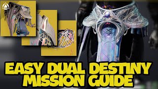 Complete quotDual Destinyquot Exotic Mission Quick Guide  Destiny 2 [upl. by Gottuard]