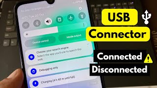 Fix USB Connector ConnectedDisconnected Problem in Samsung Phone [upl. by Lilia127]