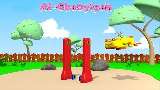 Animation 3D Juz Amma Al Ghasyiyah Recite Quran Children With Battar Trains Hijaiyah  ABATA Channel [upl. by Linnea]