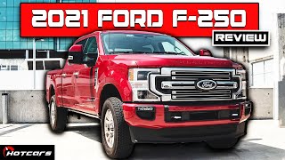 2021 Ford F250 Limited Review Diesel Power Meets Luxury Living [upl. by Andryc]