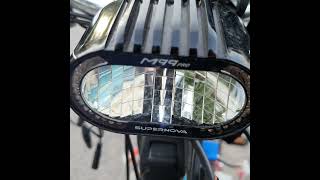 LED EBike Lampe Supernova M99 PRO 25 amp 45Kmh [upl. by Nerua]