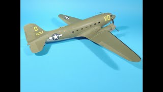 Monogram 148 scale C47 Part3 airbrushing amp weathering the small parts [upl. by Haff638]