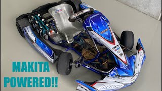 MAKITA POWERED electric drift go kart [upl. by Lanoil]