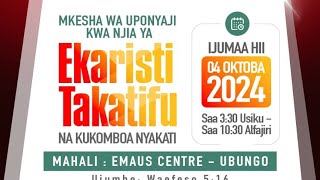 VJD TV CCR is liveMKESHA WA VIJANA WA KUABUDU KWA NJIA YA EKARISTI EMAUS CENTER UBUNGO [upl. by Zulema]