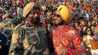 Jadon Do Mulak Wand Hoye  Satinder Sartaaj  Wagah Border on 26 January 2019 [upl. by Lesde794]