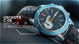 The Prototype Geckota C05 Vintage Chronograph Watch Explained [upl. by Donovan]