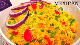 Mexican cous cous  How to Cook the Perfect Couscous  Healthy Couscous Recipe  Quick and Easy [upl. by Caitrin]