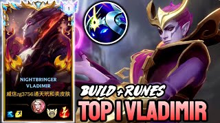 WILD RIFT VLADIMIR  TOP 1 VLADIMIR GAMEPLAY  SOVEREIGN RANKED [upl. by Lobell]