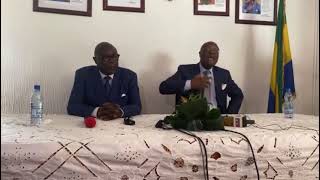 Le retour sur la conférence conjointe de Maganga Moussavou et Ondo Ossa Libreville Gabon CTRI [upl. by Haney144]