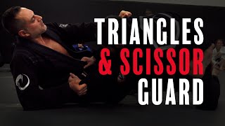 BJJ Techniques  The Triangle Choke amp Scissor Guard  CVBJJ Online [upl. by Cloutman318]