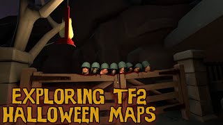 GMOD VR Exploring TF2 Halloween Maps [upl. by Zorana]