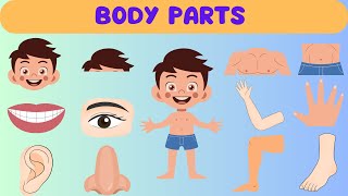 Body Parts for Kids  Learn Body Parts  Body Part Name  Body Parts Song for Kids  Fun Learning [upl. by Figone]