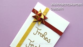 3DWeihnachtskarten basteln  Bastelideen Weihnachten  Weihnachtsgeschenke selber machen für 2024 [upl. by Norine]