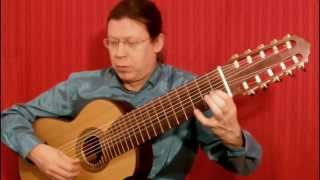 ADIOS LATINOS 10 String Guitar Pascal JUGY  Performed by Andreas HILLER [upl. by Eenafets715]