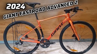 2024 GIANT FASTROAD ADVANCED 2 SMALL HELIOS ORANGE  WEIGHT  SHIMANO TIAGRA [upl. by Tertius]