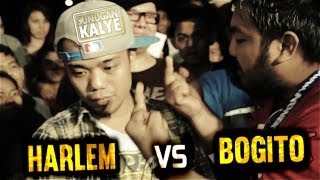 SUNUGAN KALYE  HARLEM VS BOGITO  BLIND MATCH [upl. by Nirrac908]