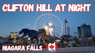 Clifton Hill Night Walk  Niagara Falls Canada [upl. by Eidissac254]