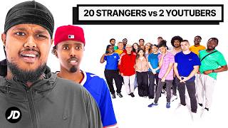 20 STRANGERS VS 2 YOUTUBERS FT CHUNKZ AJ SHABEEL amp DARKEST [upl. by Mayfield613]