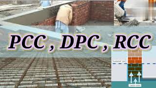 PCC RCC DPC I Difference Between PCC RCC DPC  Civil Engineering  Shiwani Jha [upl. by Eemiaj222]