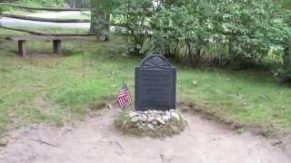 John Belushis grave in Chilmark [upl. by Llekcor]