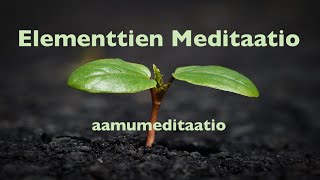 Elementtien meditaatio tasapainoiseen aamuun⎜Meditaatioharjoitus [upl. by Idoj]