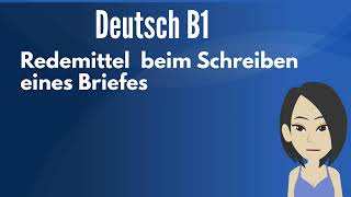 ✅B1 Brief Prüfung  Schreiben  Redemittel amp Erklärungen  DTZ  GAST [upl. by Polinski]