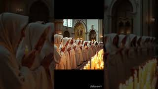 PANIS ANGELICUS Latin Gregorian chant in Arabic version 1 [upl. by Haldas858]