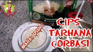 Cips Tarhana Çorbası Tarifi Farklı Çorba Tarifi [upl. by Eladnek846]