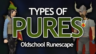 Types of Pures in OSRS [upl. by Ioved]