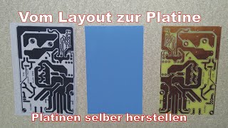 Platine selber herstellen wie wirds gemacht Tutorial [upl. by Yeslah]