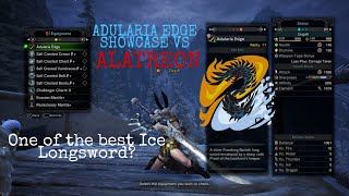 MHW Iceborne PS4  Frostfang Longsword showcase vs Alatreon one of the best ice Longsword [upl. by Roderigo47]