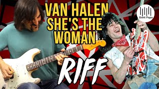 Van Halen Shes The Woman  Style  Guitar Lesson  How To Play [upl. by Charlene]