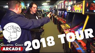 Galloping Ghost Arcade Tour 2018 with owner Doc Mack [upl. by Berns50]