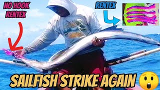 EPISODE 4  HOW TO CATCH SAILFISH USING RENTEX BAIT quotNO HOOKquot HANDLINE FISHING  LIPLIPAN MALASUGI [upl. by Attenev]