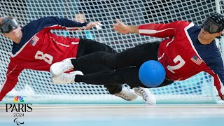 USA goalballs Paris run ends with quarterfinal defeat to Japan at Paralympics  NBC Sports [upl. by Mclyman]