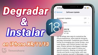 2024 Cómo Descargar e Instalar iOS 18 en iPhone XR 11 y 13 [upl. by Fem]