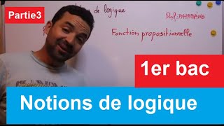 maths 1ère année bac  notions de logique operations sur les propositions  partie 2 المنطق [upl. by Notniv218]