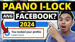 PAANO ILOCK ANG PROFILE SA FACEBOOK HOW TO LOCK FACEBOOK PROFILE 2024 LOCK PROFILE FACEBOOK 2024 [upl. by Acinomad]