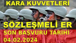 20241 Kara Kuvvetleri Sözleşmeli Er Başvuru Şartları  Nasıl Başvurulur [upl. by Eelyah51]