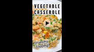 This vegetable casserole recipe is budgetfriendly easy to make and uses freezer staples [upl. by Dorcea]