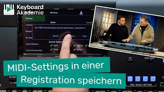 MIDISettings in einer Registration speichern  PowerTipp [upl. by Ettelrahc]