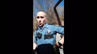 Honking now illegal  Maine State Police trooper Patrick Flanagan [upl. by Liscomb719]