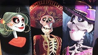 Disney Pixar COCO Concept Art amp Maquette Display Walt Disney Presents at Disneys Hollywood Studios [upl. by Ruhtracam]