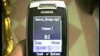 MP3 playback on SIEMENS S65 Part 1 [upl. by Eniron]