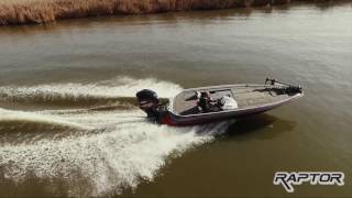 Raptor 18 Tournament Bass Boat  by Delta Marine Yamaha [upl. by Eehc785]