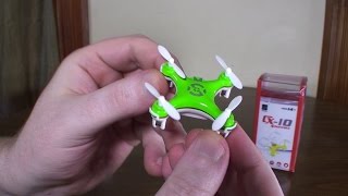 Cheerson  CX10 2014 Worlds Smallest Quadcopter  Review and Flight [upl. by Philemon104]