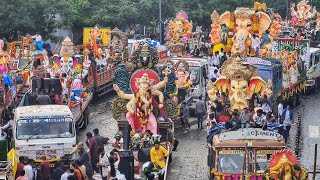 Ganesh immersion Shobha Yatra in Hyderabad 2023  Hyderabad Ganesh Nimajjanam 2023 [upl. by Htenay]