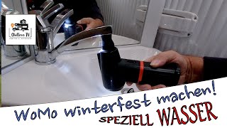 Wohnmobil winterfest machen  Entleerung von Frischwassertank Abwassertank Heizung  Wasserleitung [upl. by Esojnauj]