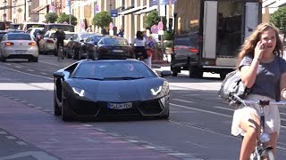 Lamborghini Aventador Roadster  Loud Accelerations [upl. by Irok154]