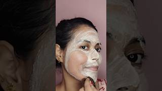 Curd Facial  Dahi Facial for Skin Whitening shorts​ facial​ viral skincare beautytips [upl. by Riamu]